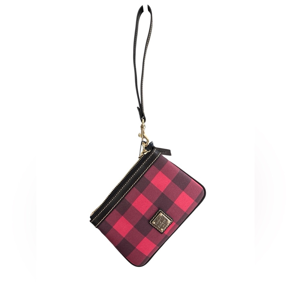 Dooney & Bourke Red and Black Clutch Wristlet